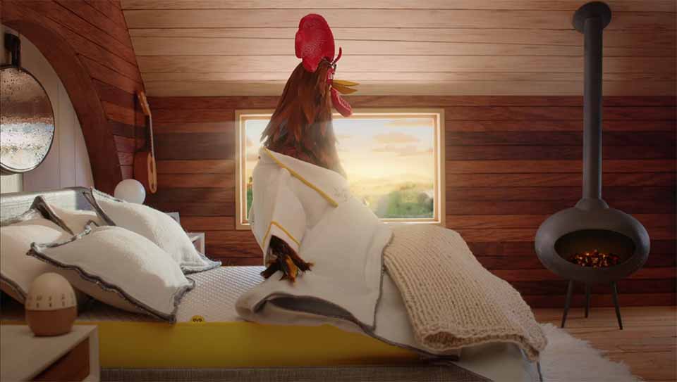 Eve Sleep "La Vie en Jaune - Le Coq" Spot by Peter Sluszka | STASH MAGAZINE