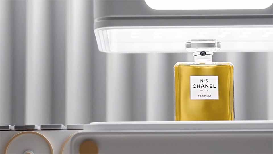 Chanel N°5 Factory by Thomas Lagrange and Mikros - Motion design