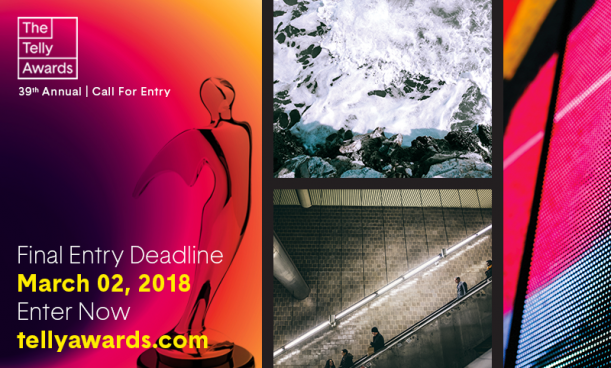 Telly Awards Final Deadline is Friday March 2nd!