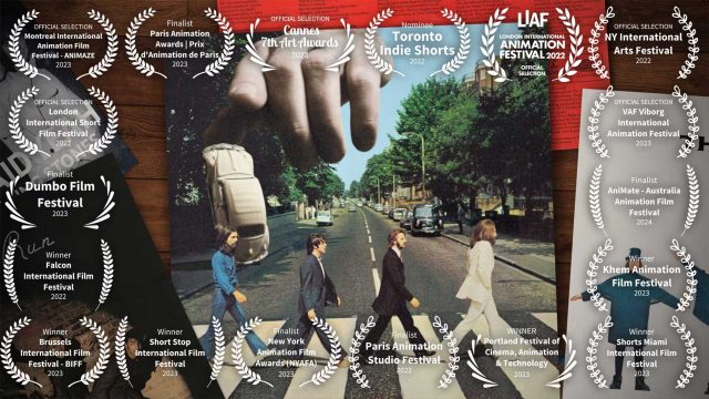 The Beatles vs The Stones animated short film Dog & Rabbit | STASH MAGAZINE