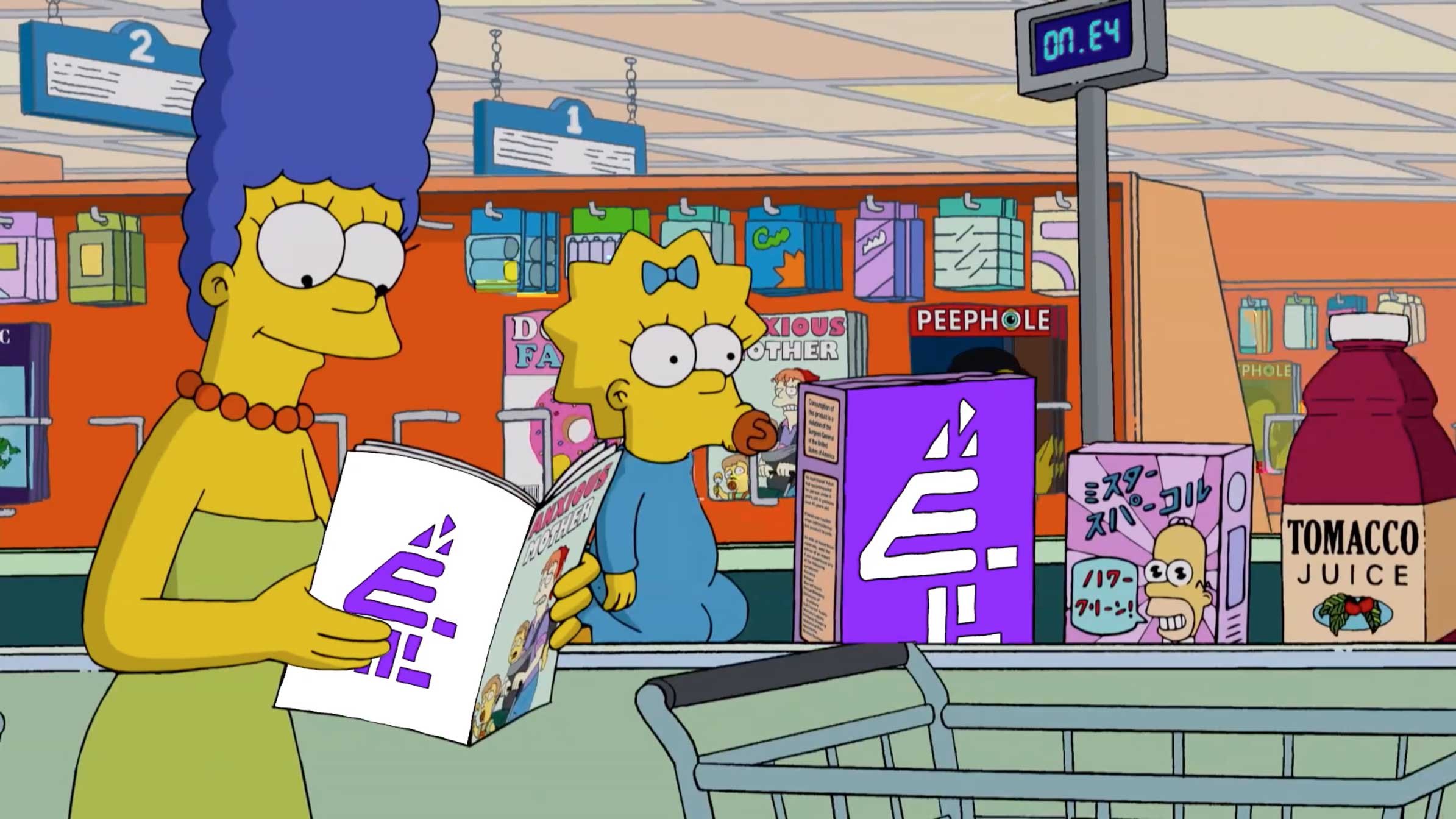 The Simpsons on E4 by 4Creative and Lucky Cat | STASH MAGAZINE