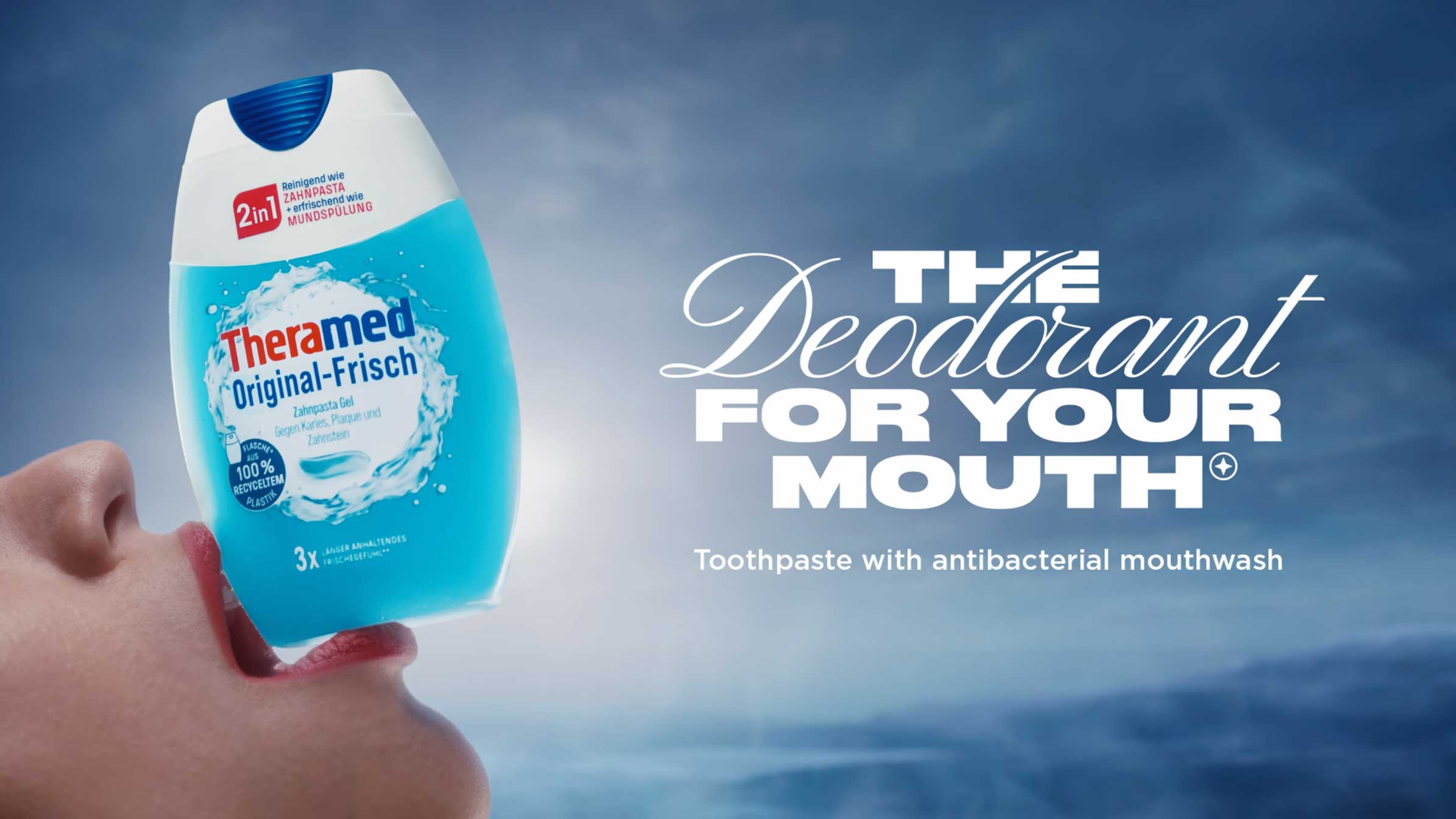 Theramed toothpaste DEO FOR THE MOUTH ad by Director Charley Stadler | STASH MAGAZINE