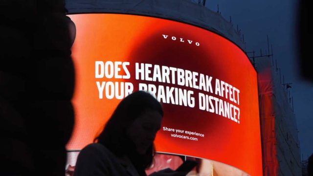 Media.Work and AKQA Ponder the Power of Emotions on Driving in Volvo Motion Billboards