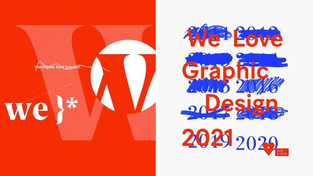 We Love Graphic Design 2021 Opening Titles by Jesper Bolther