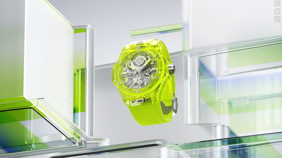 XK studio Hublot Tourbillon Automatic Yellow Neon SAXEM | STASH MAGAZINE