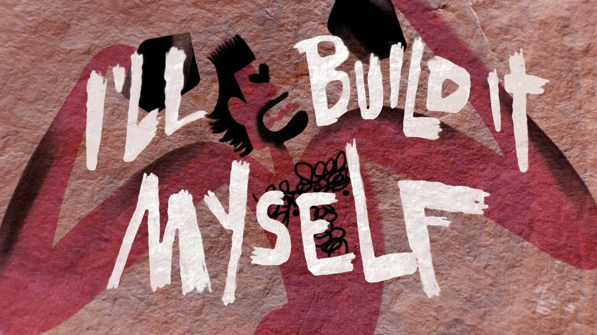 Illustration of a person flexing arms, surrounded by bold white text saying ILL BUILD IT MYSELF on a textured background—perfect for BUCK or Builders Don't W8 enthusiasts looking to capture the n8n spirit of taking initiative. Frame from Stash Magazine article.
