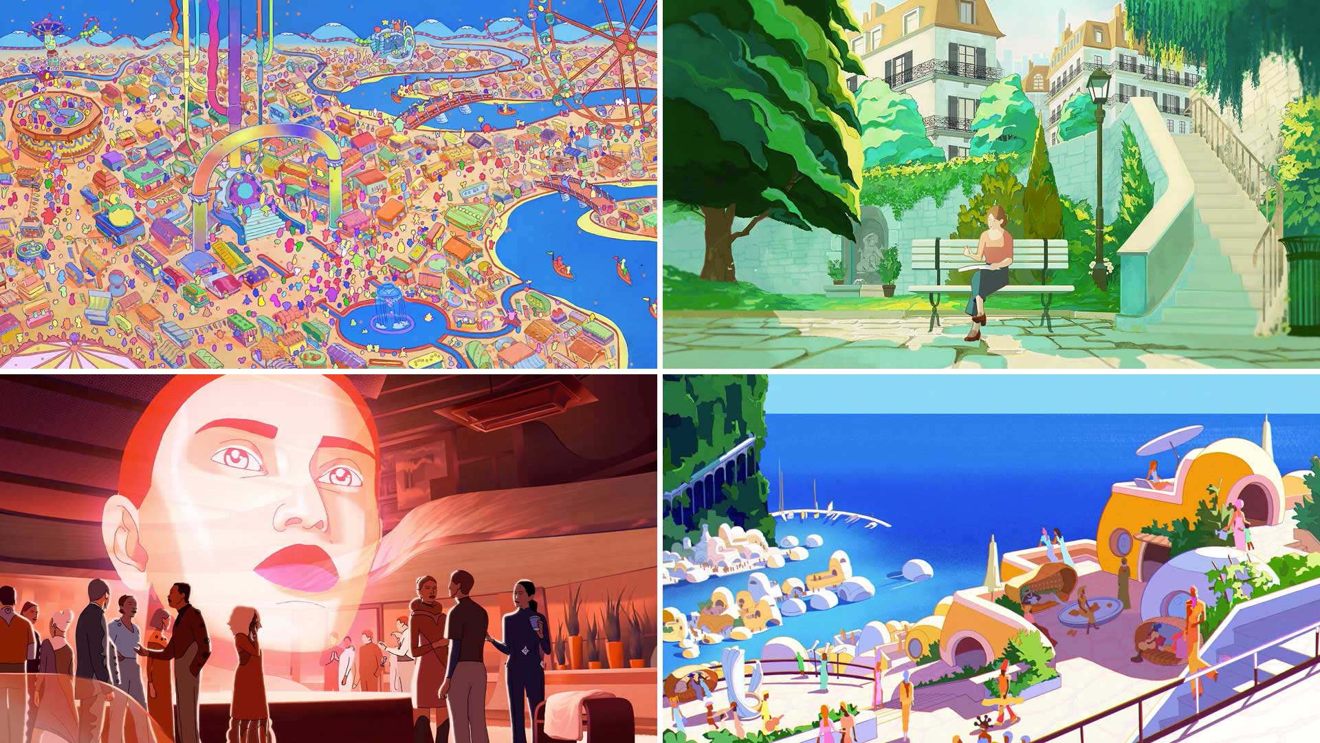 Annecy 2021 Festival Trailers by Gobelins Motion design STASH