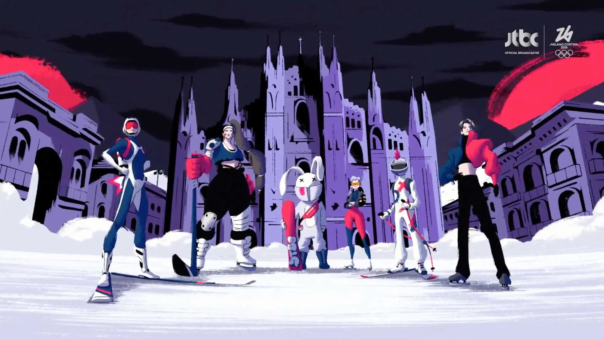 JTBC 2026 Winter Olympics ID Animation by Sungmin Yoo | STASH MAGAZINE