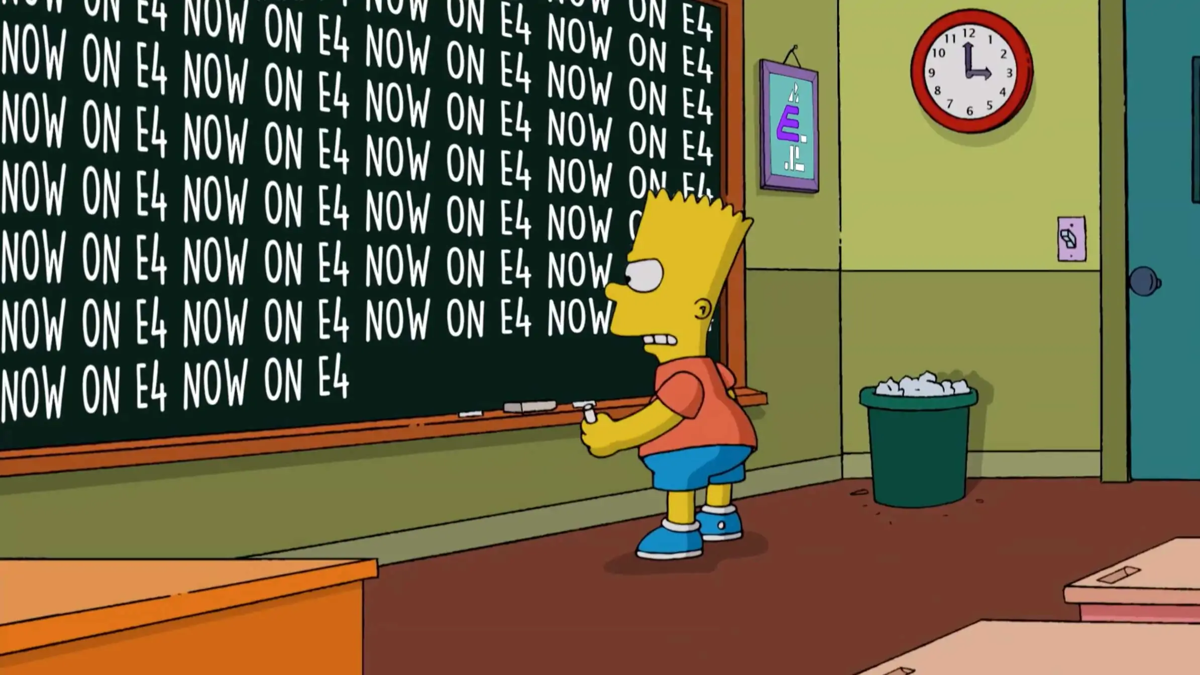 The Simpsons on E4 by 4Creative and Lucky Cat | STASH MAGAZINE